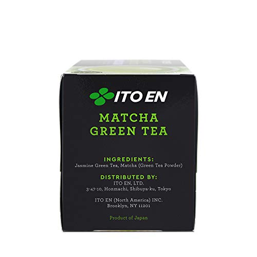 Ito En Traditional Matcha Green Tea, Jasmine, 20 Count (Pack of 6