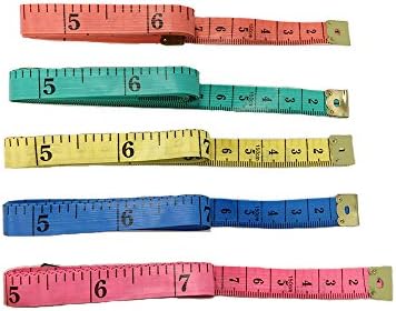 Sewing Tape Measures Soft Flexibe Rulers Measure for Sewing Tailor Cloth 60''/150cm 5 pcs Pack