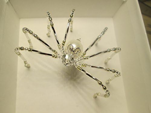 Beaded Christmas Spider Ornament Suncatcher