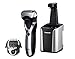 Panasonic ES-RT97-S Arc3 Electric Razor, Men's 3-Blade Cordless with Wet/Dry Convenience, Comb Attachment for Trimming, and included Premium Automatic Clean & Charge Station