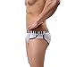 Men's Underwear,Neartime Thin Boxers Light Men Shorts Briefs Musical Note Type (S, White)
