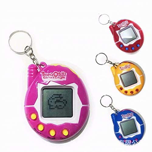 Heyuni.Virtual Electronic Digital Pets Keychain Game Keyring Electronic Toys Nostalgic Virtual Digital Pet Retro Handheld Game Machine