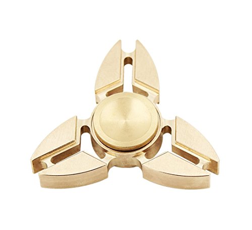 JuHaoTrade Anti-Anxiety Spinner Focusing Fidget Stress Reducer Toys - Perfect For ADHD, Anxiety, ADD, Autism Kids & Adults, Great Gift for Killing Time(gold-luxury )