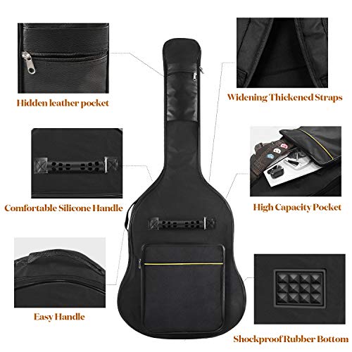 image for NEUMA Acoustic Guitar Bag 41inch Waterproof 0.3inch Padded Gig Bag Gui