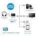 TROND Bluetooth V5.0 Transmitter Receiver for TV PC iPod, 2-in-1 Wireless 3.5mm Adapter (AptX Low Latency, Pair with 2 Bluetooth Headphones Simultaneously), Blackthumb 2