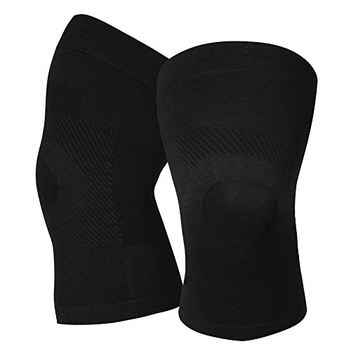 Sport Relief Costumes - Knee Compression Sleeves, 1 Pair, Lightweight Knee Brace Sleeve for Men Women,