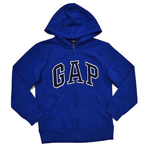 Gap Boys Fleece Arch Logo Zip Up Hoodie (Large, Royal Blue) Gap Boys Fleece Arch Logo Zip Up Hoodie (Large, Royal Blue)