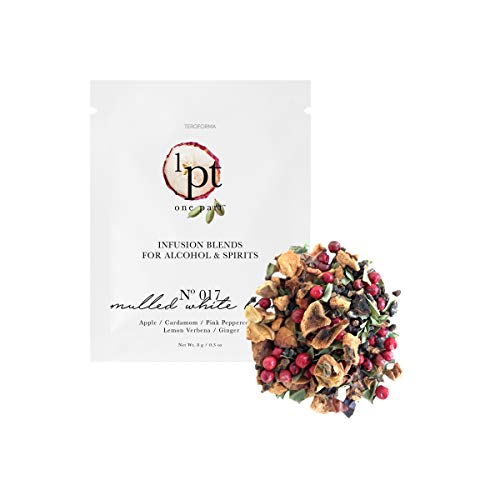 Teroforma 1pt MULLED WINE COCKTAIL PACK Infusion Blends for Alcohol & Spirits – Flavor Infuser Packets for Home Infusion (6 Packets - 3 Mulled Red, 3 Mulled White)