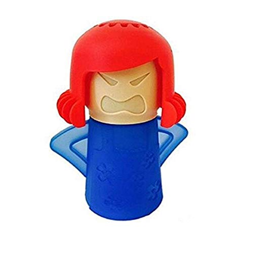 AISIBO Microwave Cleaner Steam Angry-mama Easily Cleans the Crud In Minutes Microwave Oven Steam Cleans and Disinfects With Vinegar and Water for Home Office Kitchens (Blue) - Thumbnail 7