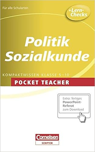 Pocket Teacher Sekundarstufe I Politik Und Sozialkunde Amazon De Dilger Andreas Bucher