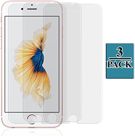 9H Tempered Glass Anti-Scratch Screen Protector for iPhone 6 plus/6s plus 5.5", Bvanki® [3D Touch Compatible Premium Ballistic Tempered Glass] for Apple iPhone 6 plus/6s plus 5.5" [3 Pack]