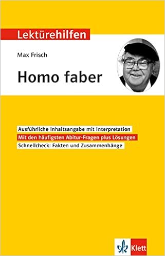 Klett Lekturehilfen Max Frisch Homo Faber Interpretationshilfe Fur Oberstufe Und Abitur Amazon De Eisenbeis Manfred Bucher