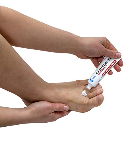 (5 pack) Globe Clotrimazole Antifungal Cream 1% (1 oz) Relieves the itching, burning, cracking and scaling associated with fungal infections | Compare to the Name Brand Active Ingredient