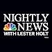 NBC Nightly News with Lester Holt Logo Ceramic Mug, Black 15 oz