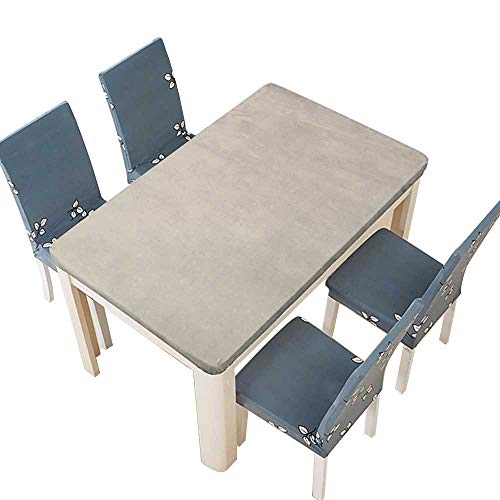 PINAFORE Polyesters Tablecloth Xuan Paper Background Wedding Birthday Baby Shower Party W29.5 x L69 INCH (Elastic Edge)