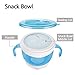 PandaEar Improved Suction Bowls for Toddlers Babies Infants | Stay Put Solid Feeding 3 Sizes |Spoon and Fork Lids Spill Proof| to-Go Snacks Storage Gift Set Chemical BPA Free