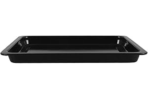 NUOBESTY Induction Baking Pan Enamel Rectangular Cookie Sheet Pan Deep Roasting Tray for Kitchen Use