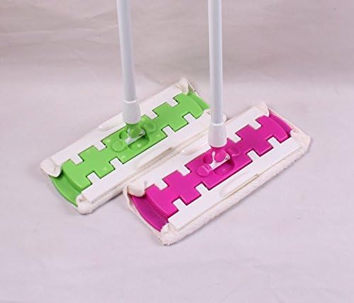 Static Floor Duster Cleaning Mop use with Wet or Dry Wipes,green
