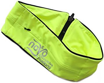 NoYo Running Belt Waist Pack Universal Outdoor Sports Workout Pack (Green, Medium)