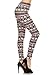 R600-PLUS Pink Doll Print Fashion Leggings
