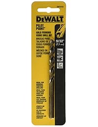 DeWalt dw1918 9 32 pulgadas Oro Ferrous óxido Pilot Punto Broca en espiral