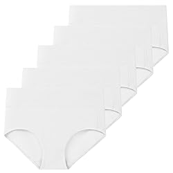 Molasus Women's Soft Cotton Underwear Briefs High