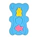 HALLO Soft Infant Bath Sponge Skid Proof Baby Bath Mat Newborn Odor Free (Blue)