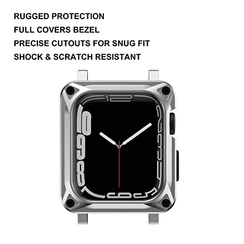 GELISHI Case Compatible with Apple Watch Case 45mm Series 7, Rugged