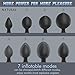G-spot Anal Vibrator, Automatic Inflatable Vibration Anal Sexy Toys for Prostate Massager, G Spot, Anal Stimulation, Body-Safe Silicone Rechargeable Vibrating Butt Plug for Men, Women and Couples