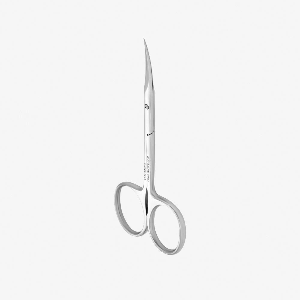 Staleks Pro Expert 11 Type 2 Professional Cuticle Scissors for Left-Handed Users - Pack of 1 - Model SE-11/2