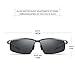 SOXICK Men's Sports Polarized Sunglasses - Fashion UV Protection Rectangular Half Frame Sun Glasses