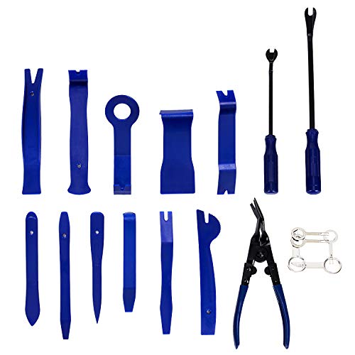 image for TLEEP 19 Pieces Car Panel Removal Tools Kit,Auto Trim Door Panel Windo