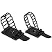 JacobsParts V3 Reusable Adhesive Cable Straps with Optional Screw Mount, Heavy Duty, 25 Pack (Black)
