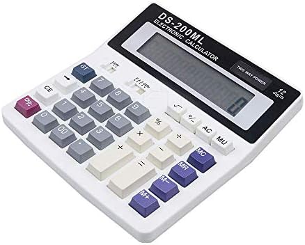 Featured 国内最安値に挑戦 Brand 12桁電卓 ビジネス電卓 太陽エネルギー電卓 電卓 両用電卓 計算 ホワイト おしゃれ 簿記 テンキー