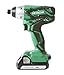 Hitachi KC18DGL 18-Volt Cordless Lithium Ion Driver Drill and Impact Driver Combo Kit (Lifetime Tool Warranty) (Discontinued by the Manufacturer)