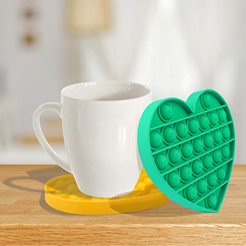 Nazano Push Pop Bubble Fidget Sensory Toy, Bubble Fidget Toy Set, Silicone Stress Relief Puzzle Game Toys, Stress Reliever Squeeze Sensory Toy, Autism Special Needs for Kids and Adults (Purple)