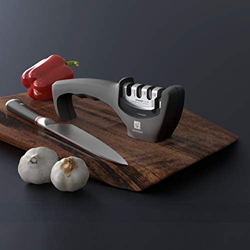 Amesser Handheld Professional Knife Sharpener 4 Stage sharpeners with