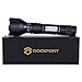 RockFort TAC24-SWAT Military Standard Flashlight in Gift Box, Single Mode, Momentary Switch, Weapons Mountable .50 BMG, Waterproof 30ft