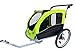 Booyah Large Pet Trailer Pet Bike Trailer & Jogger with Shocks - Blue