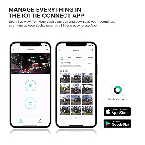 iOttie Aivo View Smart Dash Cam Works with Alexa Voice Assistant