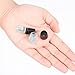 Frienda 16 Pairs High Heel Protectors Heel Tip Replacements Caps, Black and Clear