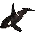 pangcangshu Simulation Killer Whale Plush Toys Stuffed Orcinus Orca Fish Doll Shark Cartoon Soft Sleep Pillow Kids Girls Baby Easter, Thanksgiving, Christmas, New Year's Gifts(51.2 inch)