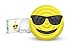 Floatie Kings Shades Emoji Pool Float - Giant Premium Inflatable Raft