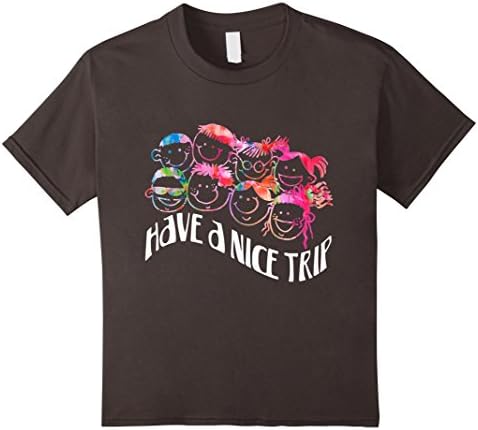 Kids Have A Nice Trip Kids! Funny Psychedelic Drug LSD T-Shirt 6 Asphalt