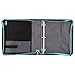 Five Star Zipper Binder, 2 Inch 3 Ring Binder, Expansion Panel, Durable, Purple/Black/Aqua/Gray (29052BD7)