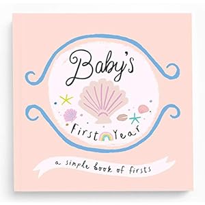 Lucy Darling Little Beach Babe Memory Book – First Year Journal Album to Capture Precious Moments – Milestone Keepsake…