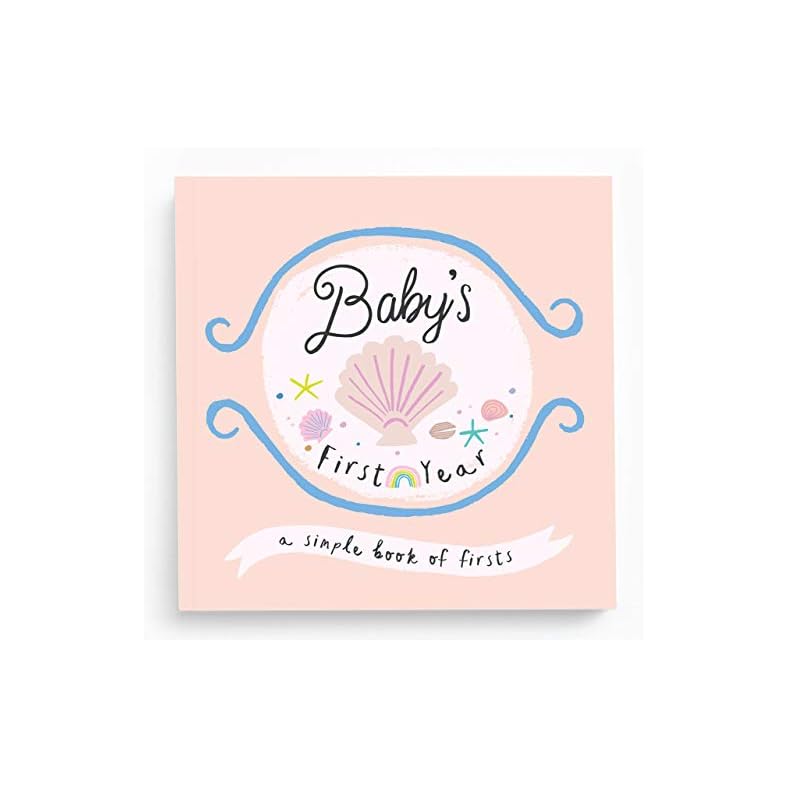 Lucy Darling Little Beach Babe Memory Book – First Year Journal Album to Capture Precious Moments – Milestone Keepsake…