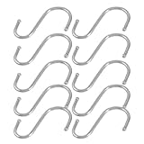 Uxcell a12080800ux0442 Hanging Hooks Hanger (Pack of 10)