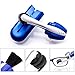 Bestidy Eyeglass Cleaners Set Lens Cleaner for Eyeglasses and Sunglasses Glasses Cleaner for All Types of Eye Wear (Blue)