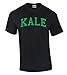 icustomworld Kale Green Logo T-shirt Vegetarian Healthy Eco Style Shirts